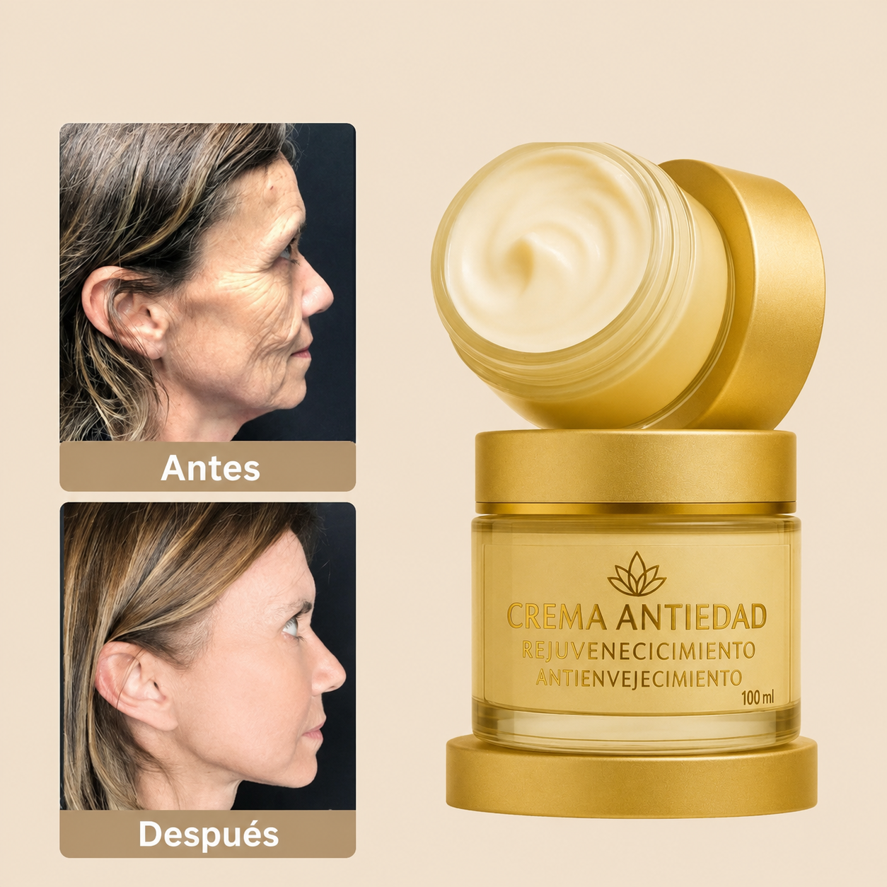 Crema Rejuvenecedora Antienvejecimiento
