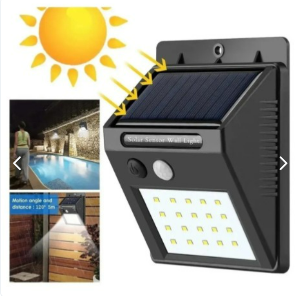 Lampara Solar con Sensor